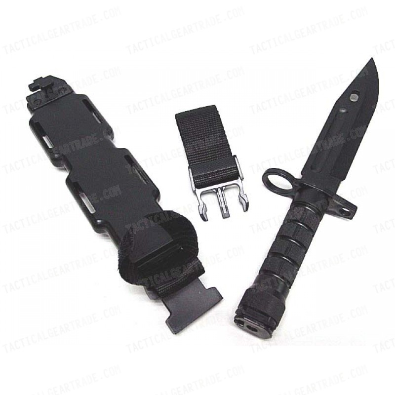 Airsoft Plastic Dummy M4 M16 Bayonet with Sheath