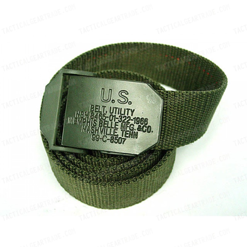US Army Military Utility Tactical BDU Duty Belt OD