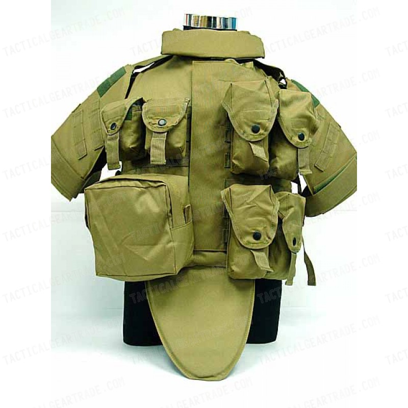 OTV Body Armor Carrier Tactical Vest Coyote Brown