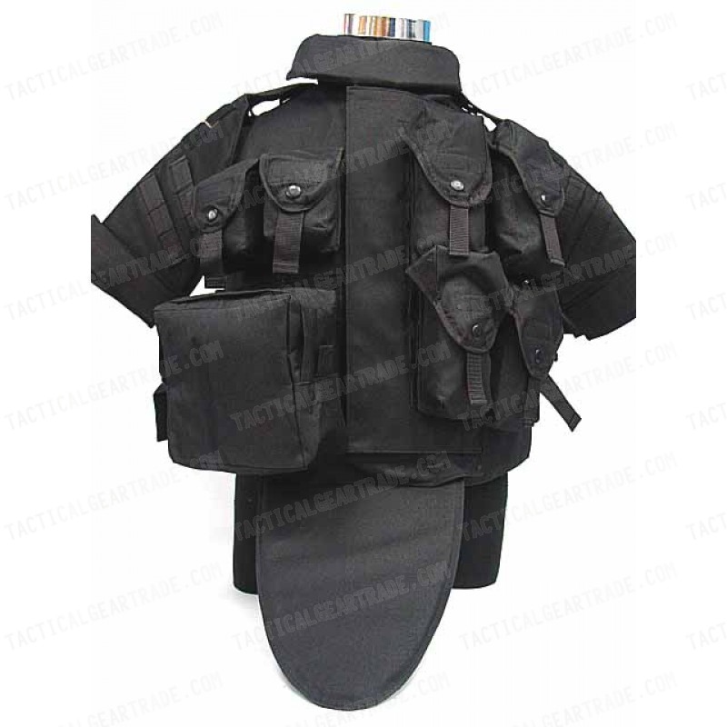 OTV Body Armor Carrier Tactical Vest Black