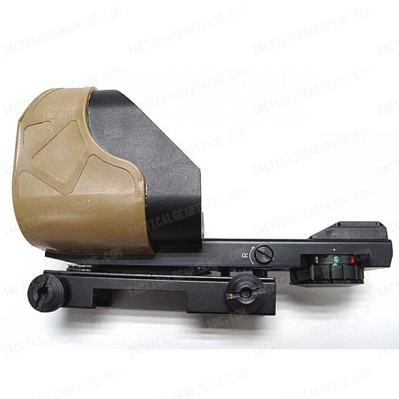 Rambo SP-6 1x66 Open Red Green Dot Sight Reflex Tan