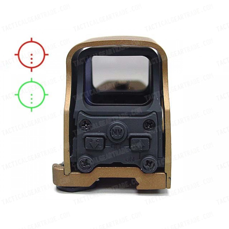 Holographic Tactical 553 Type Red/Green Reflex Dot Sight Tan
