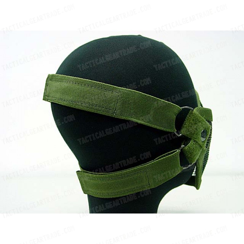 Black Bear Airsoft Stalker Style Shadow Mesh Mask Woodland Camo