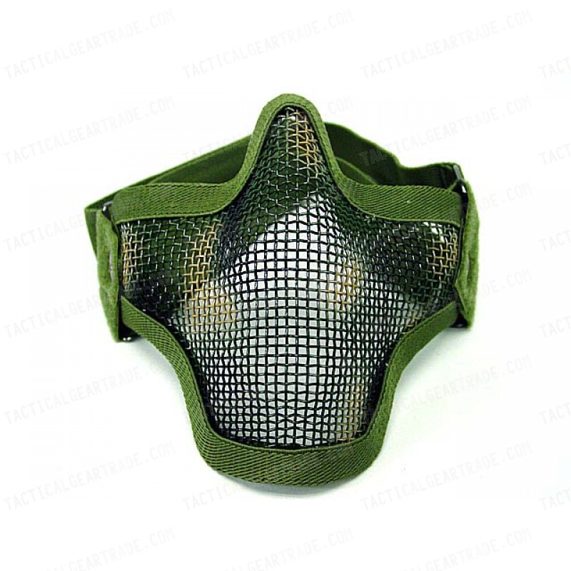 Black Bear Airsoft Stalker Style Shadow Mesh Mask Woodland Camo