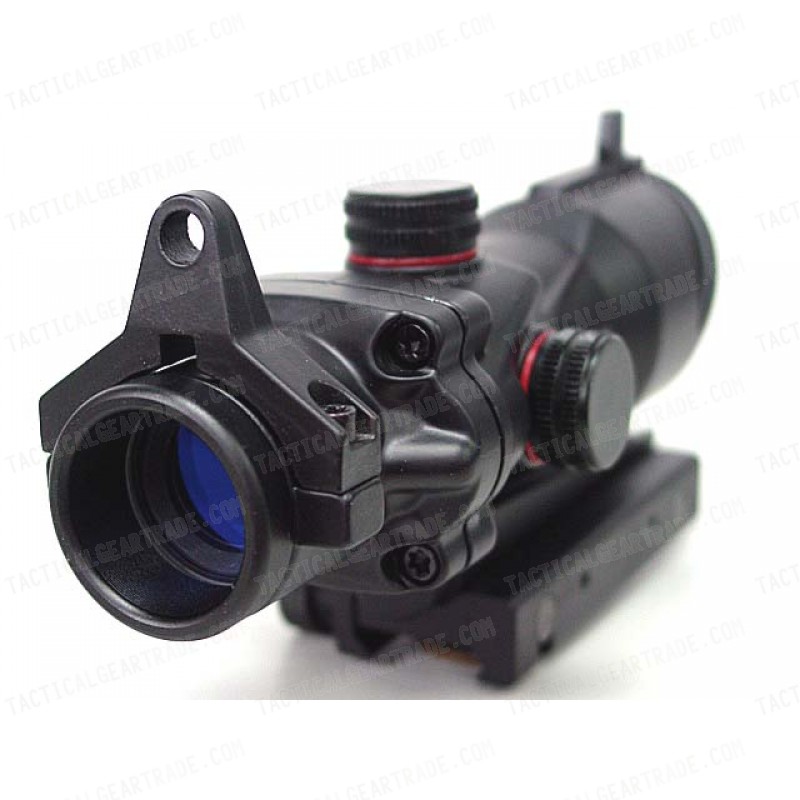ACOG Type 1x30 Red/Green Cross Sight Scope w/QD Suitable For Any 11 & 20mm Mount