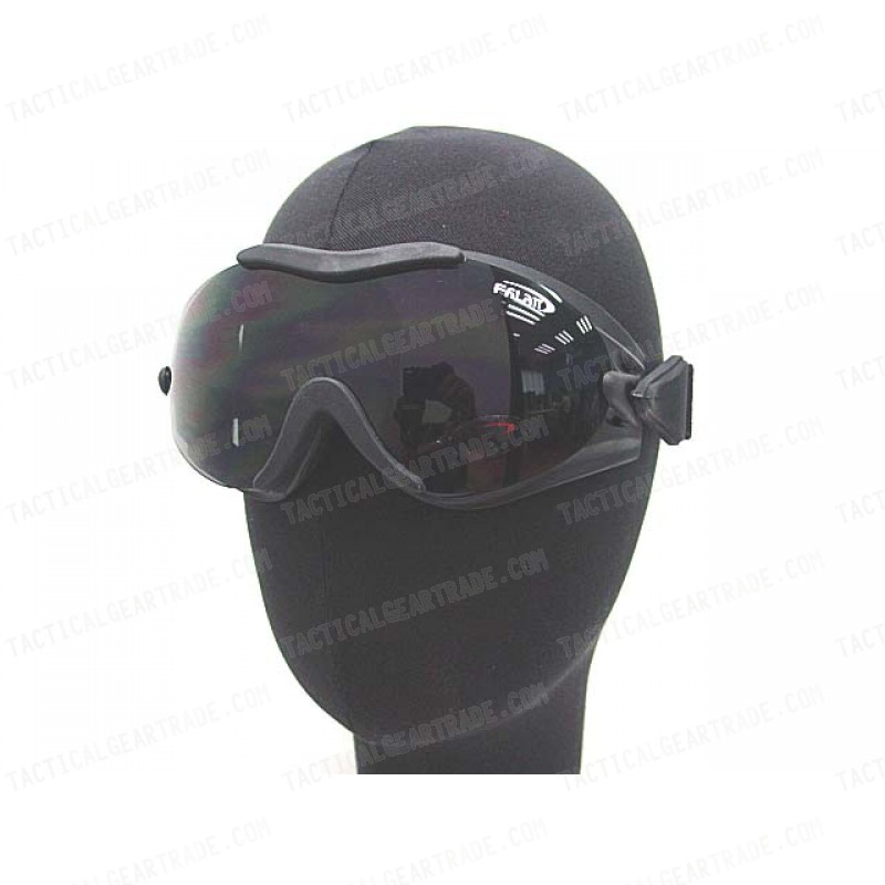 Tactical Airsoft Wind Dust Goggle Glasses Black #B