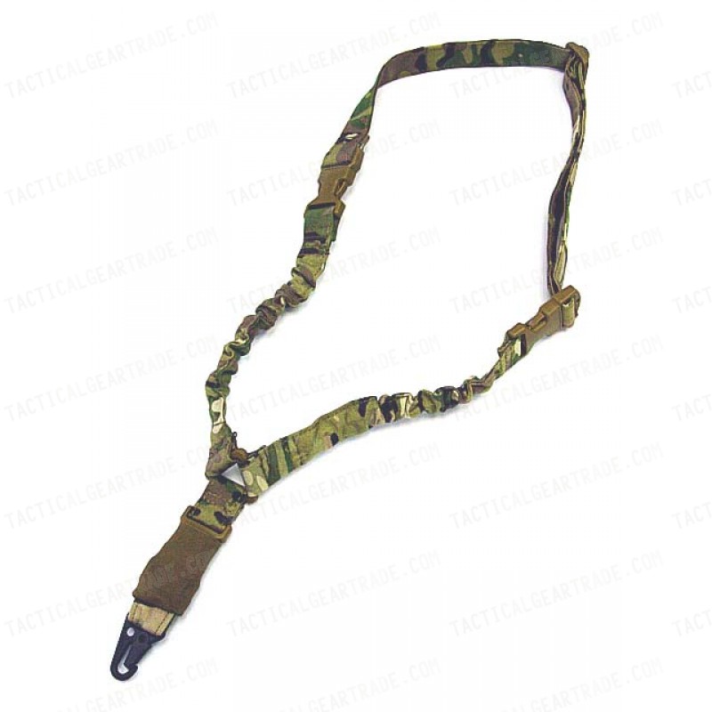 TMC Elastic Bungee CQB Single Point Rifle Sling Multi Camo