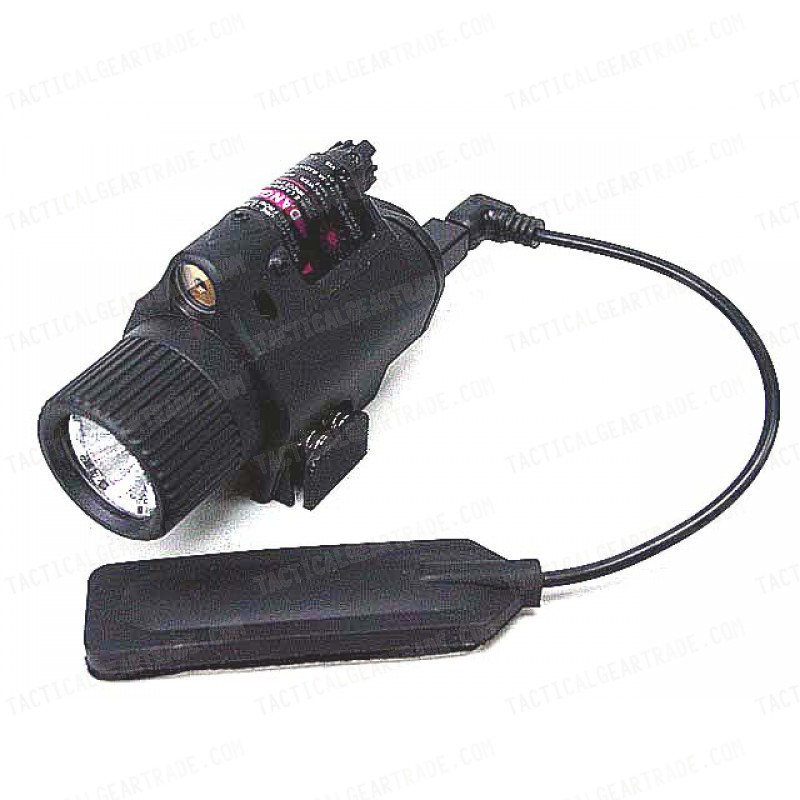 OP M6 180Lm LED Tactical Flashlight & Red Laser Sight Black