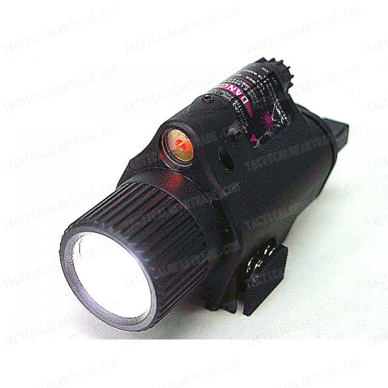 OP M6 180Lm LED Tactical Flashlight & Red Laser Sight Black