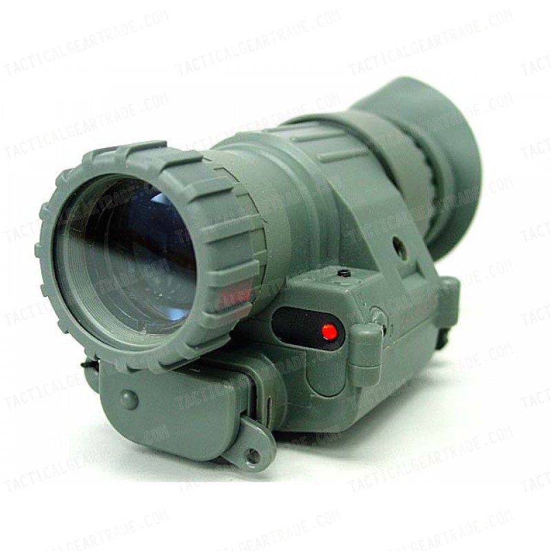 PVS-14 NVG Style 3x Magnifier Scope with Red Laser ACU