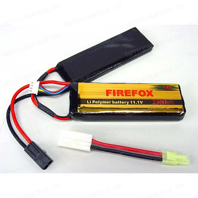 Firefox 11.1V 2300mAh Li-Po Li-Polymer Battery 12C Twins