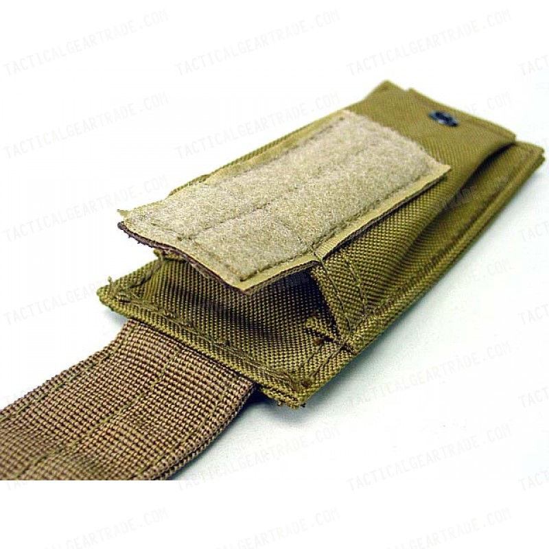 Molle Single Pistol Magazine Pouch Coyote Brown