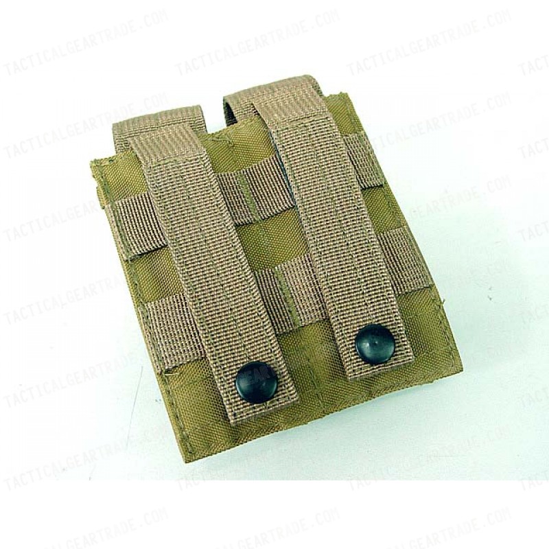 Molle Double Pistol Magazine Pouch Ver.2 Coyote Brown