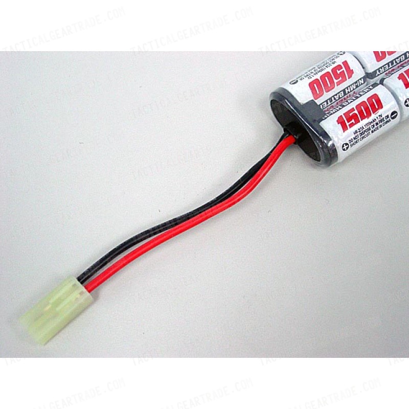 Firefox 9.6V 1500mAh Ni-MH Airsoft AEG RC Mini Battery