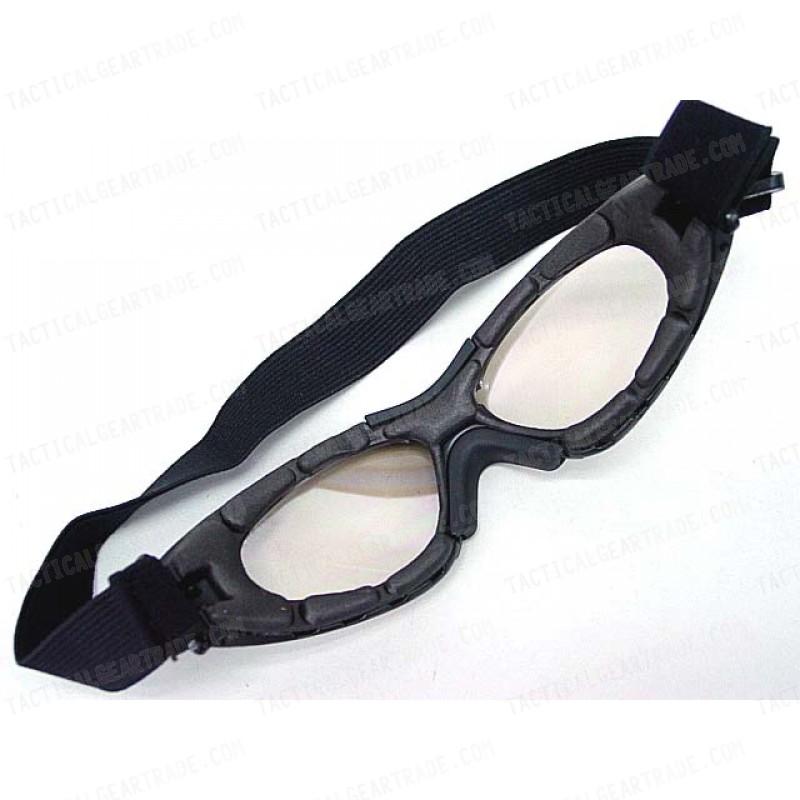 Tactical Airsoft Sport Style Goggle Safety Glasses Clear #B