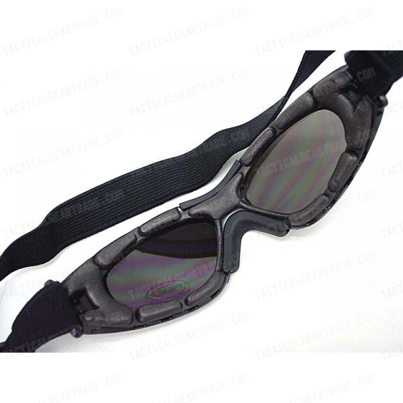 Tactical Airsoft Sport Style Goggle Safety Glasses Black #B