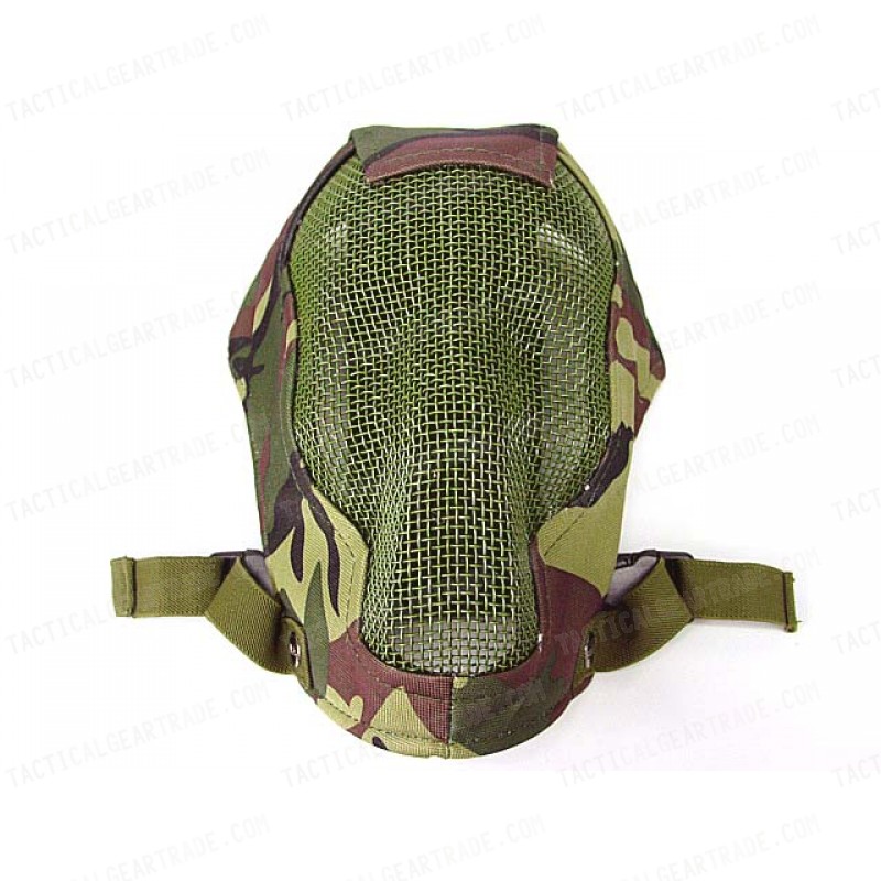 Black Bear Airsoft Praetorian Skull Razor Mask Woodland Camo