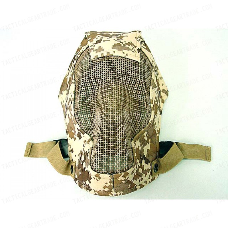 Black Bear Airsoft Praetorian Skull Razor Mask Digital Desert