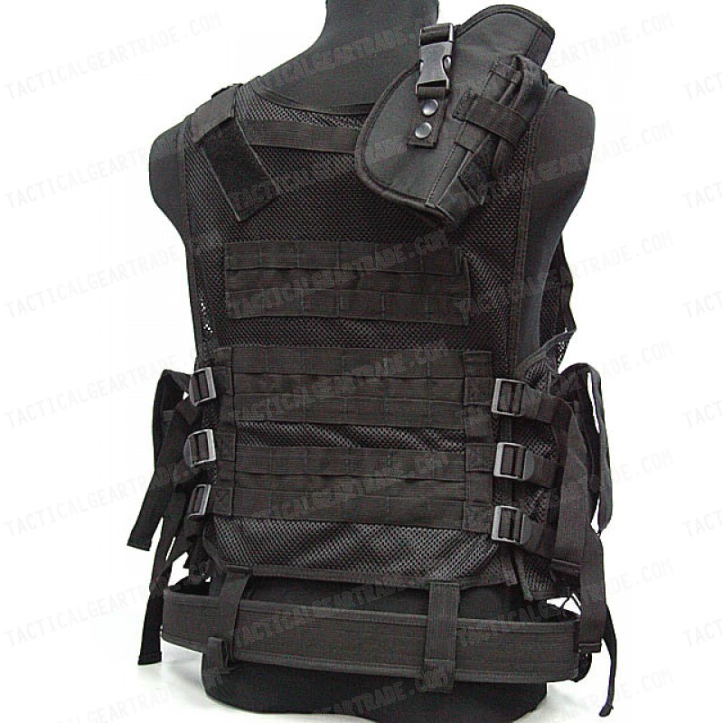 Airsoft Tactical Hunting Combat Vest Black