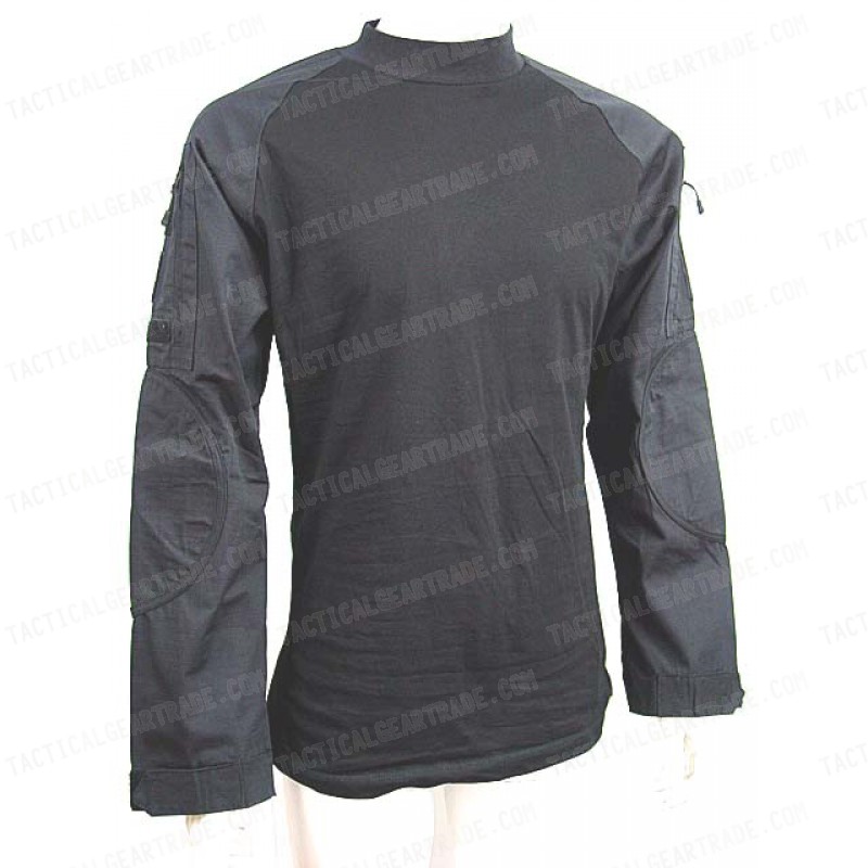 Tactical Long Sleeve Combat Shirt Black