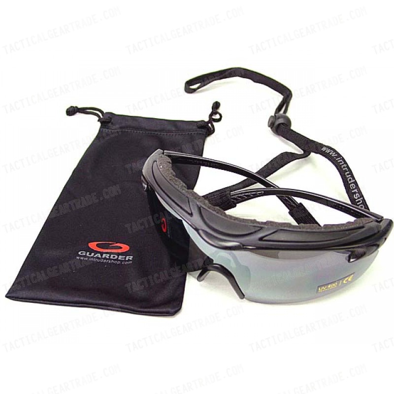 Guarder C7 Tactical Shooting Glasses with 4 Set UV Lens