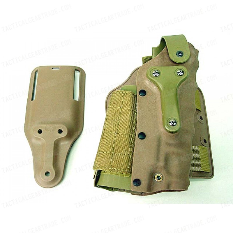 SFL 3085 Style Beretta M9/92F Drop Leg & Belt Holster Tan