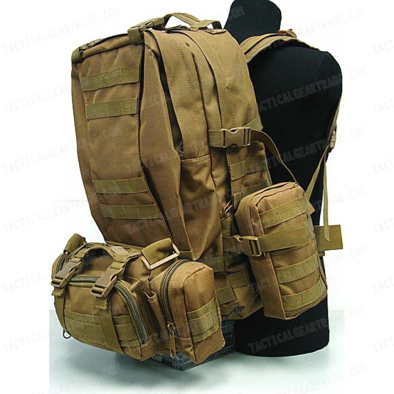 CamelPack Tactical Molle Assault Backpack Coyote Brown