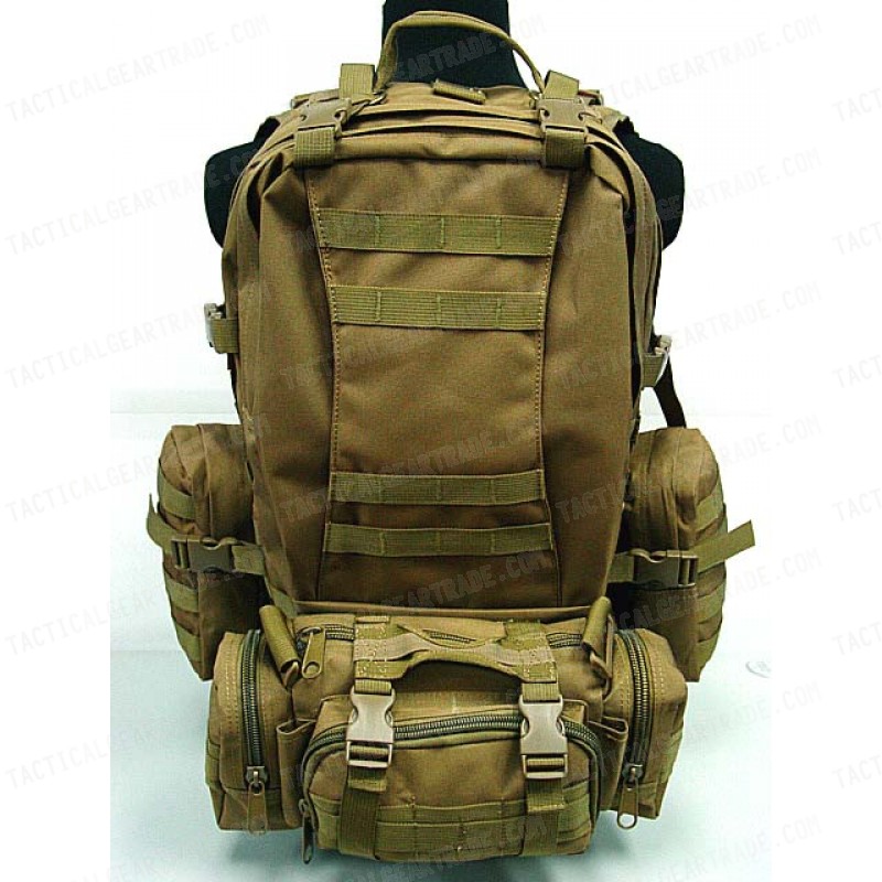 CamelPack Tactical Molle Assault Backpack Coyote Brown