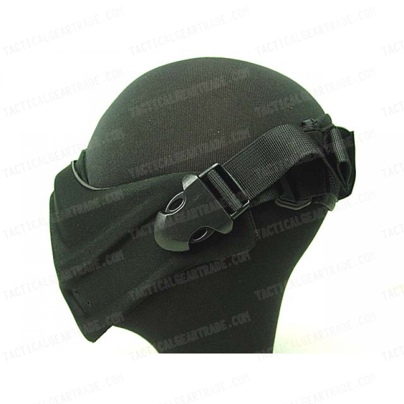 Light Weight Neoprene Hard Foam Half Face Mask Black