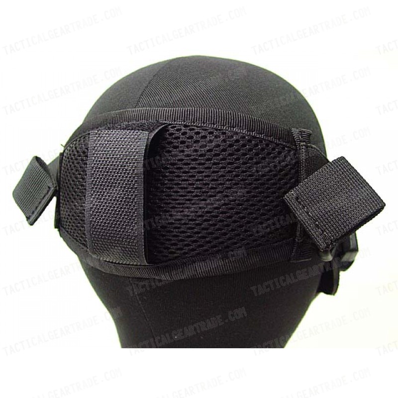 Light Weight Neoprene Hard Foam Half Face Mask Black