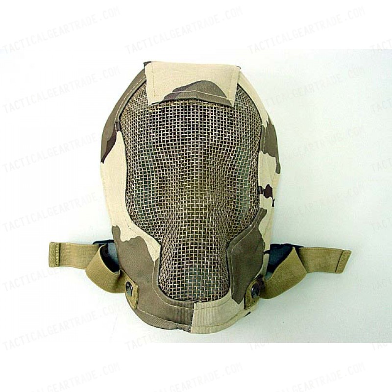 Black Bear Airsoft Praetorian Skull Razor Mask Desert Camo