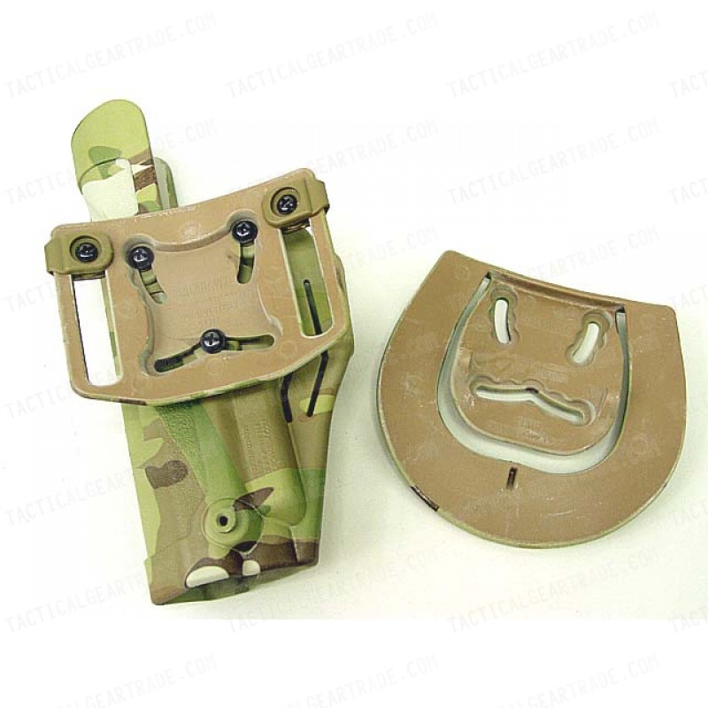 CQC SIG P220/P226 RH Pistol Paddle & Belt Holster Multi Camo