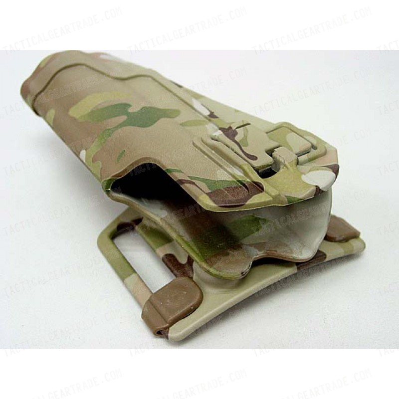 CQC Colt 1911 M1911 RH Pistol Paddle & Belt Holster Multi Camo