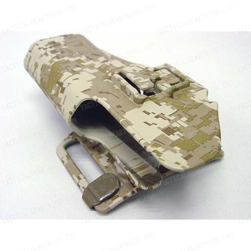 CQC GLOCK 17/22/31 RH Pistol Paddle & Belt Holster Marpat Desert