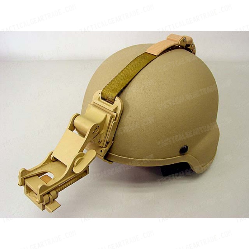 NVG PVS-7 14 Night Vision Goggle Mount Kit for MICH Helmet Tan