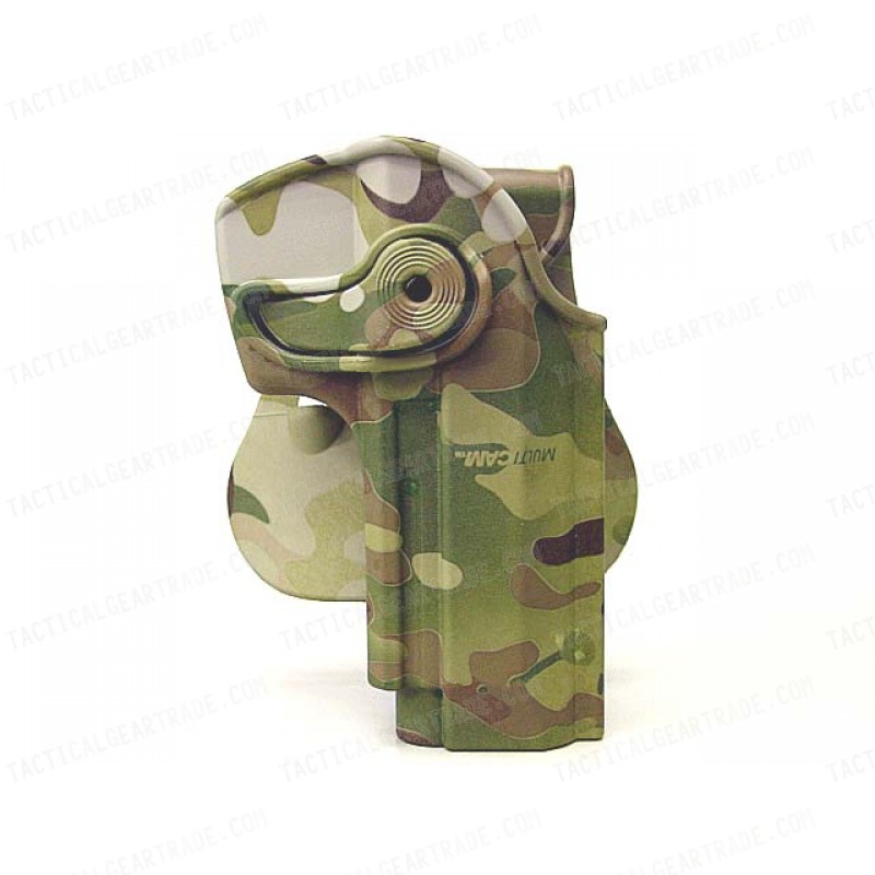 IMI Style Beretta 92/96  RH Pistol Paddle Holster Multi Camo