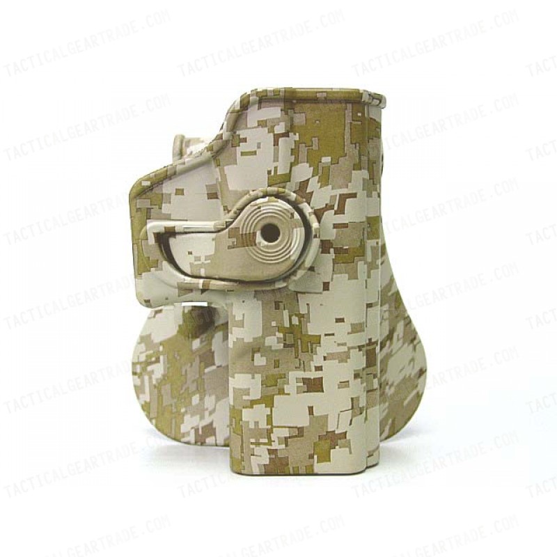 IMI Style GLOCK 17/19 RH Pistol Paddle Holster Marpat Desert