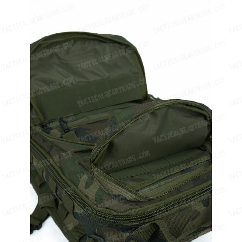 Tactical Utility Gear Sling Bag Backpack Camo Woodland L