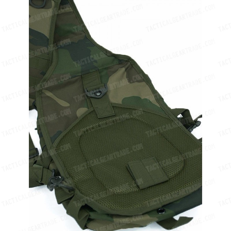 Tactical Utility Gear Sling Bag Backpack Camo Woodland L