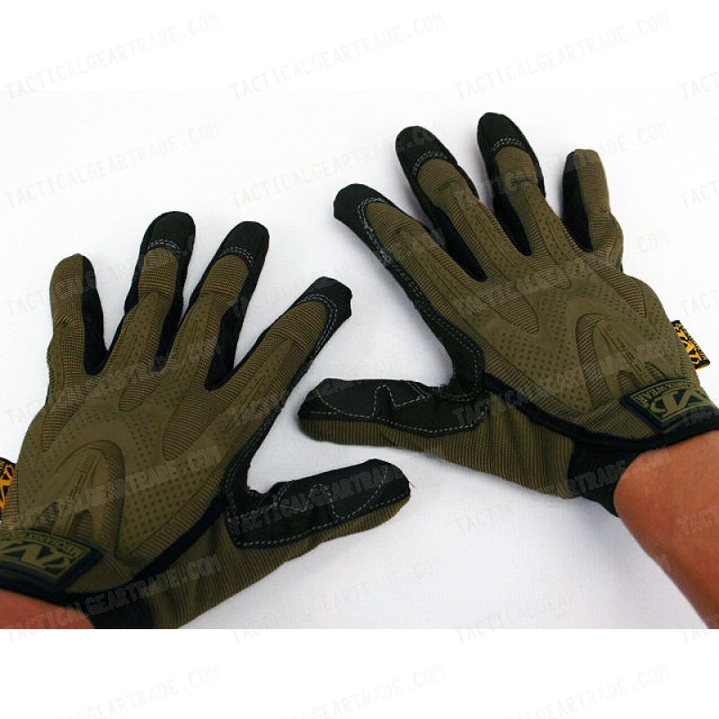 Full Finger Airsoft M-Pact Style Gloves Ver.2 Coyote Brown