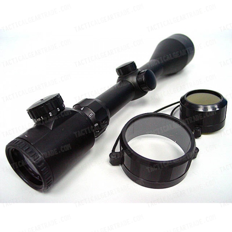 3-9x50 50mm Red/Green Illuminated Crosshair Rifle Scope