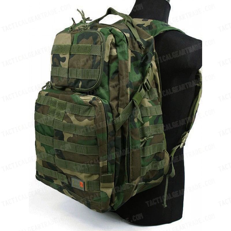 Patrol 3-Day Molle Assault Backpack Camo Woodland