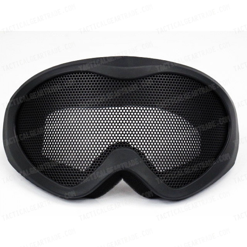 Airsoft X400 No Fog Metal Mesh Tactical Goggle Black