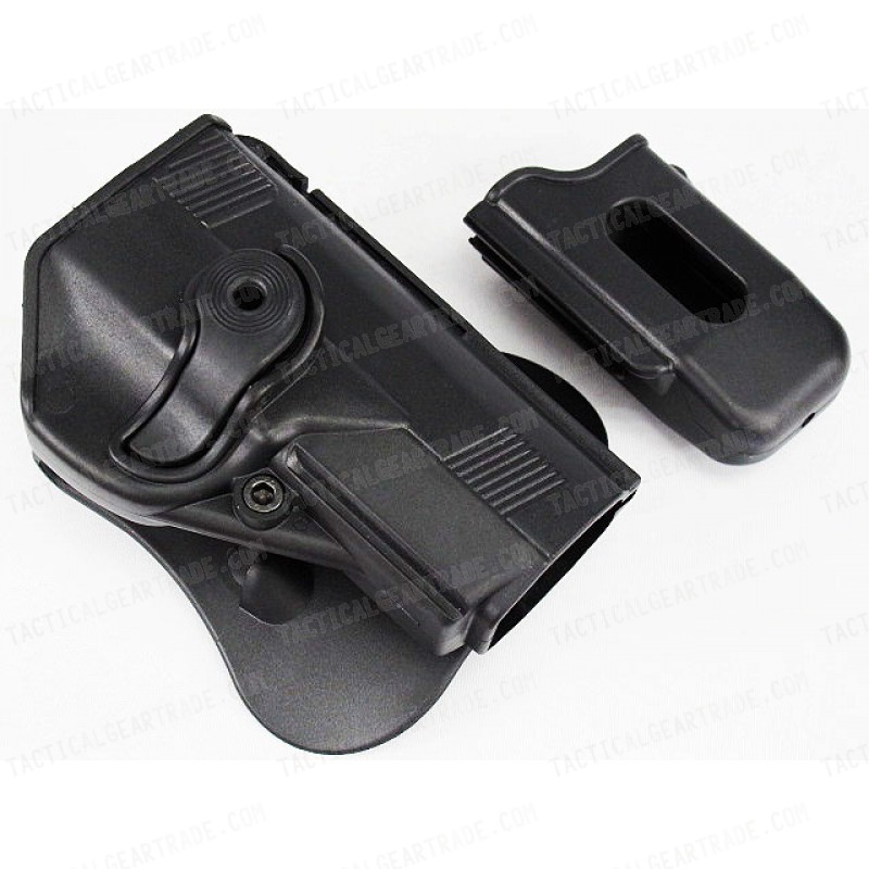 IMI Style Beretta PX4 RH Pistol Paddle Holster w/Mag Pouch Black