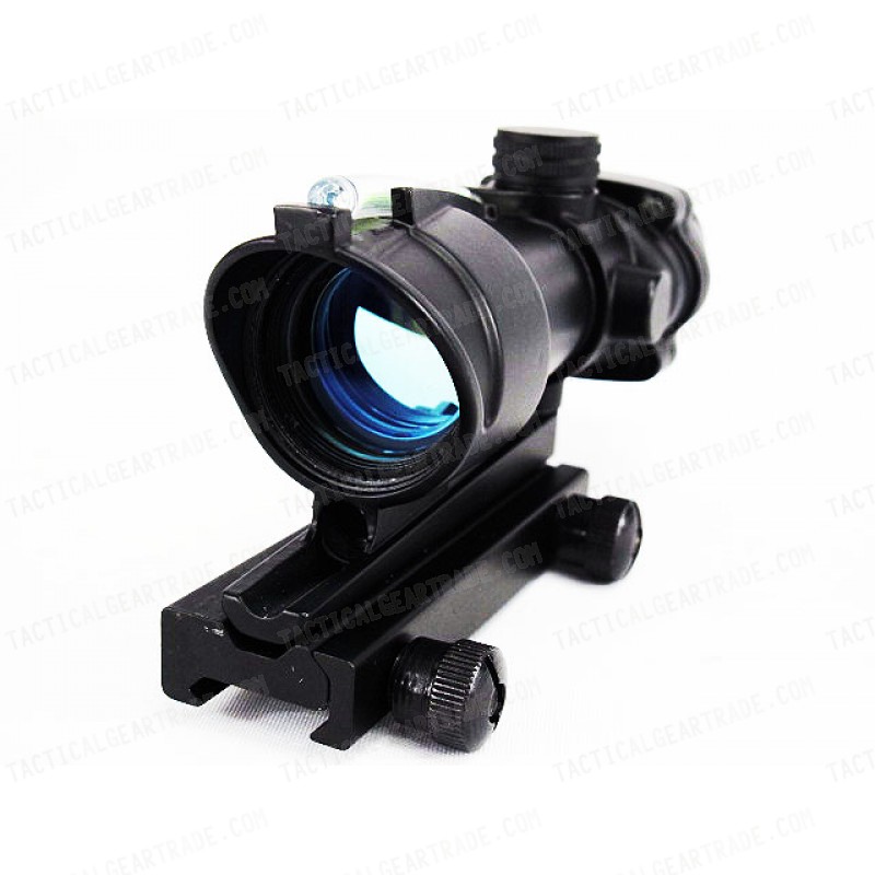 ACOG Type Optical Fiber Green Illuminated Dot Sight Scope