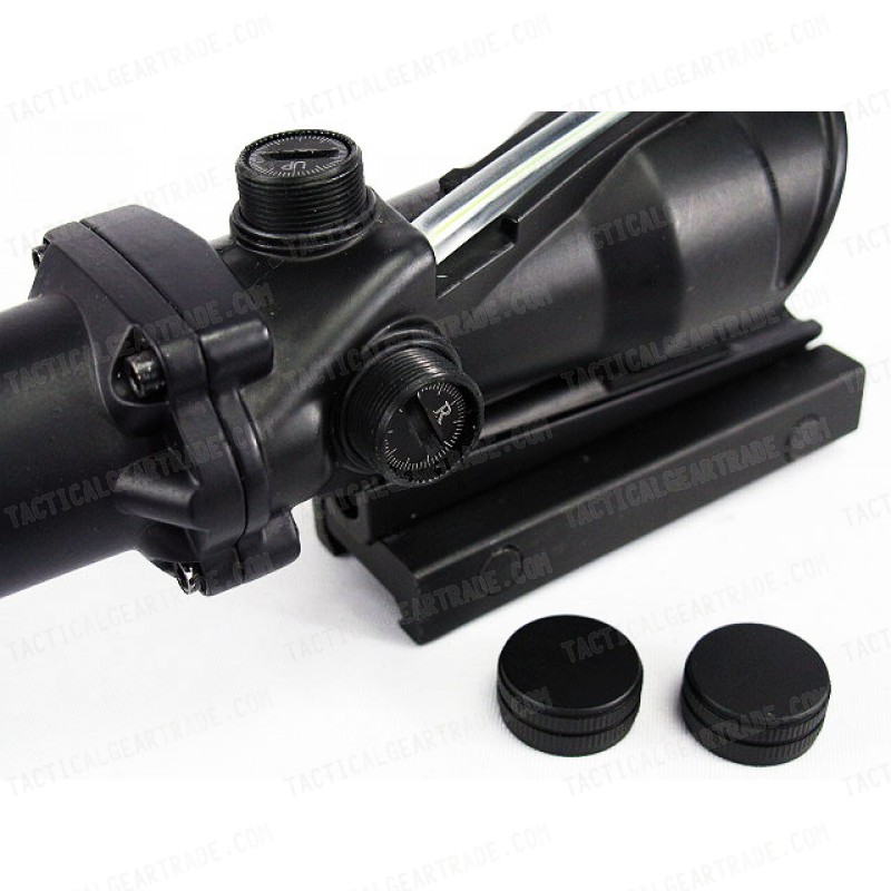 ACOG Type Optical Fiber Green Illuminated Dot Sight Scope