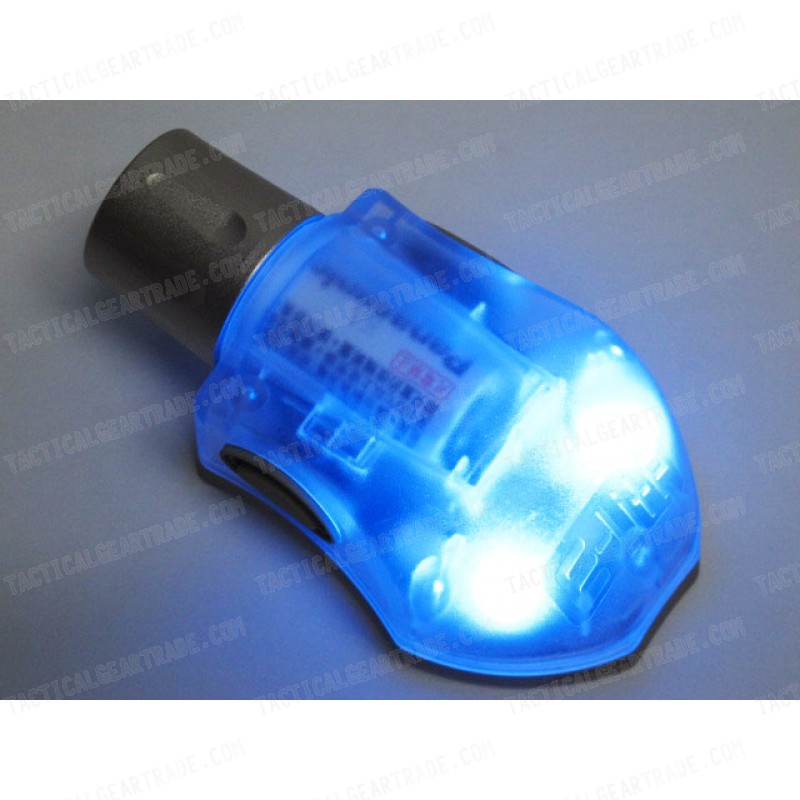 Element Helmet Manta Strobe Light Blue LED/IR Tan