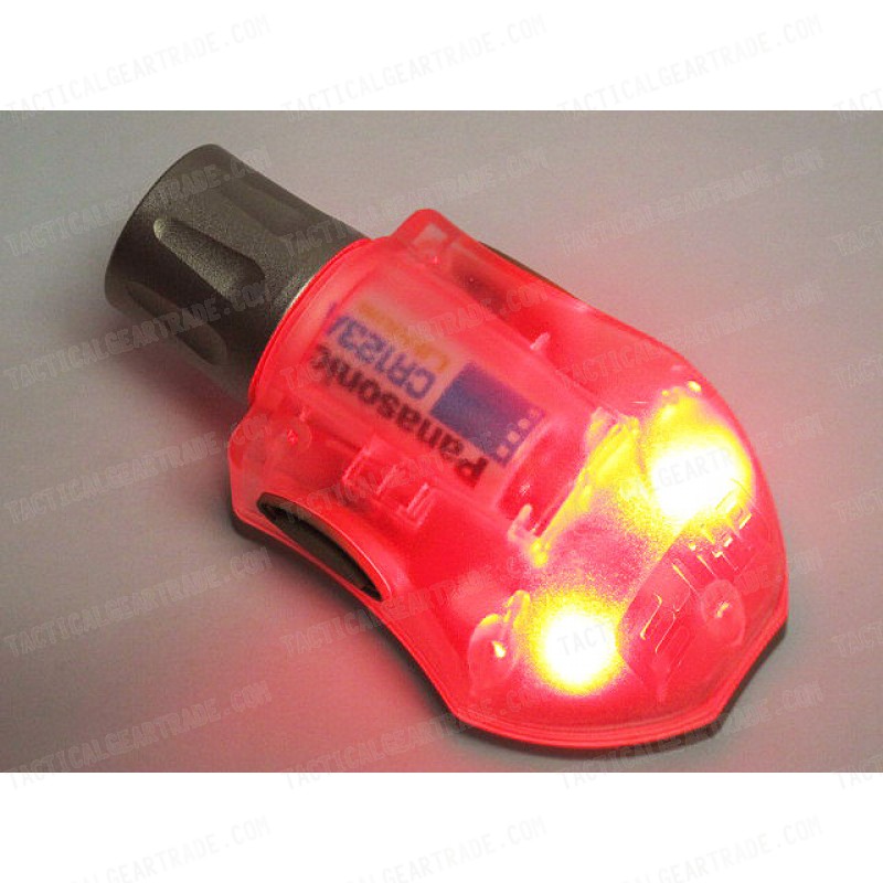 Element Helmet Manta Strobe Light Red LED/IR Tan