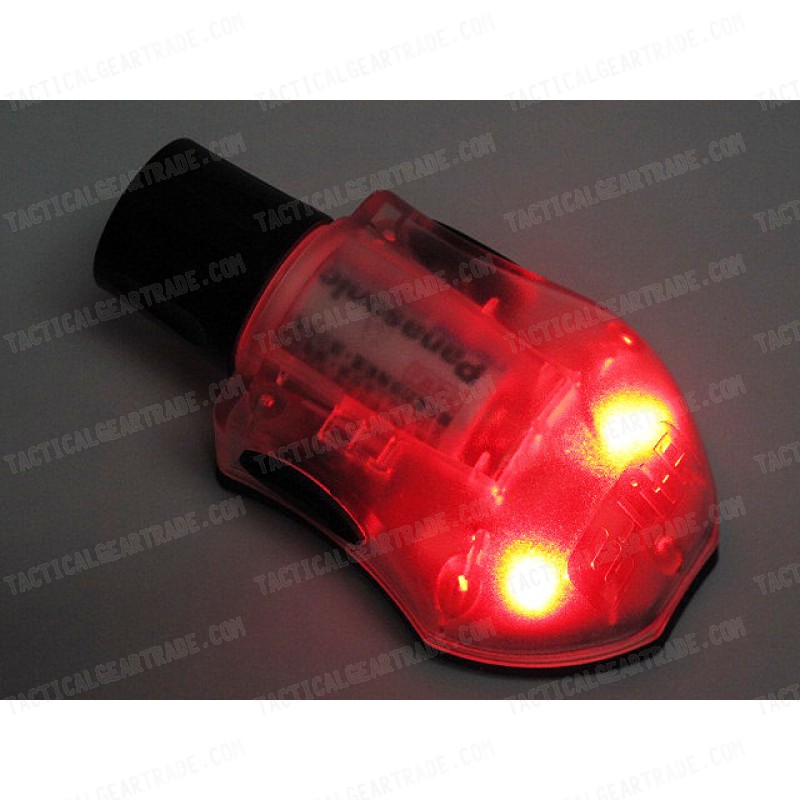 Element Helmet Manta Strobe Light Red LED/IR Black