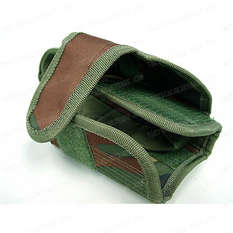 Molle Handgun Pistol Belt RH Holster Camo Woodland